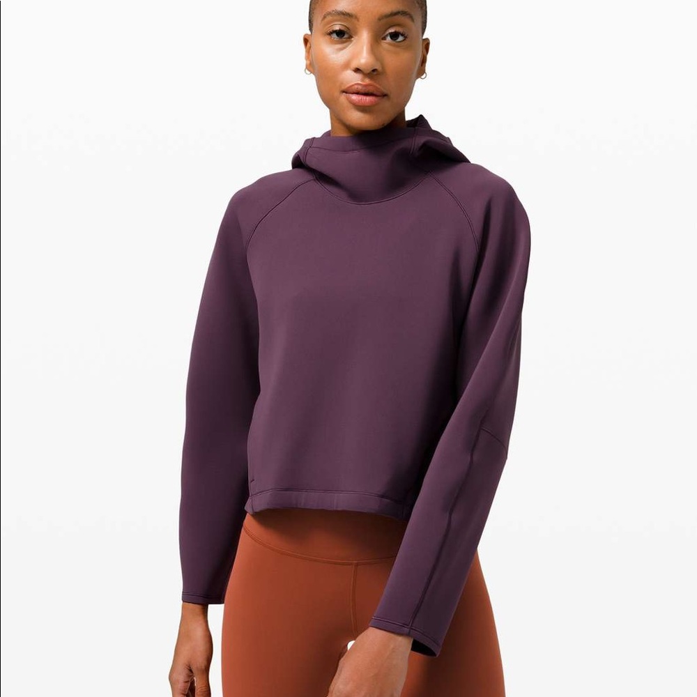 lululemon air wrap hoodie thistle purple size 6
